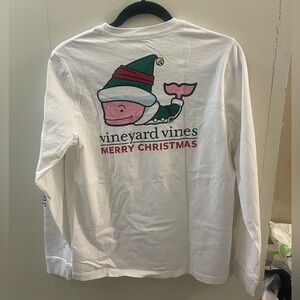 Vineyard Vines Merry Christmas long sleeve T-Shirt size 18 (XL) big kids